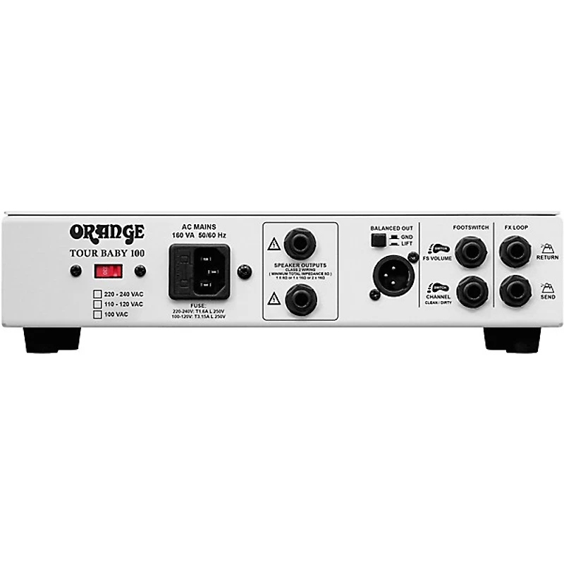 Orange Amplifiers Tour Baby 100 100W Guitar Amp Head