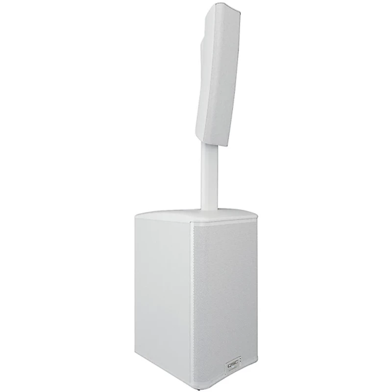 QSC KC12 12" 3,000W Active 3-Way Column Speaker Pair With Cables - White