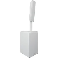 QSC KC12 12" 3,000W Active 3-Way Column Speaker Pair With Cables - White