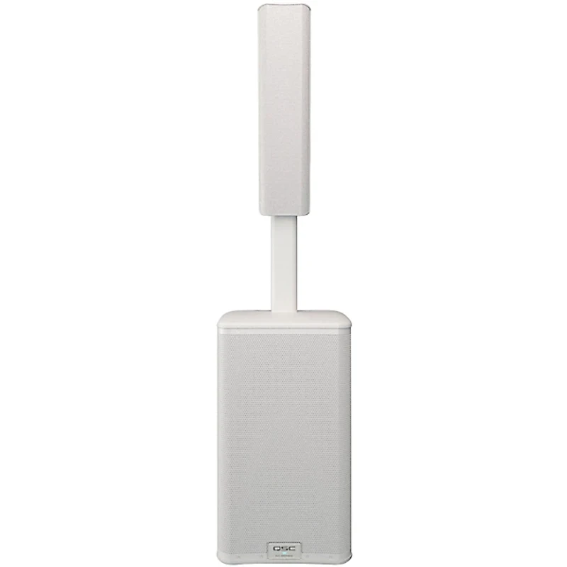 QSC KC12 12" 3,000W Active 3-Way Column Speaker Pair With Cables - White