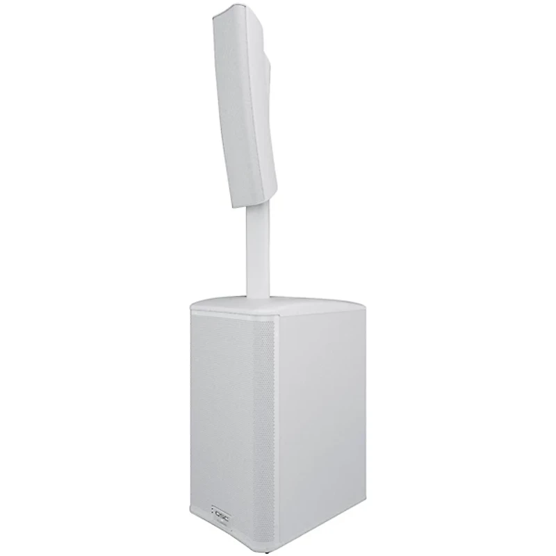 QSC KC12 12" 3,000W Active 3-Way Column Speaker Pair With Cables - White