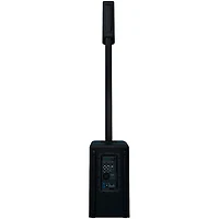 QSC KC12 Active 3-Way Column Speaker Pair With Cables, Black