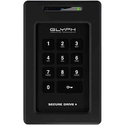 Glyph SecureDrive+ Professional Encrypted Hard Drive with Keypad