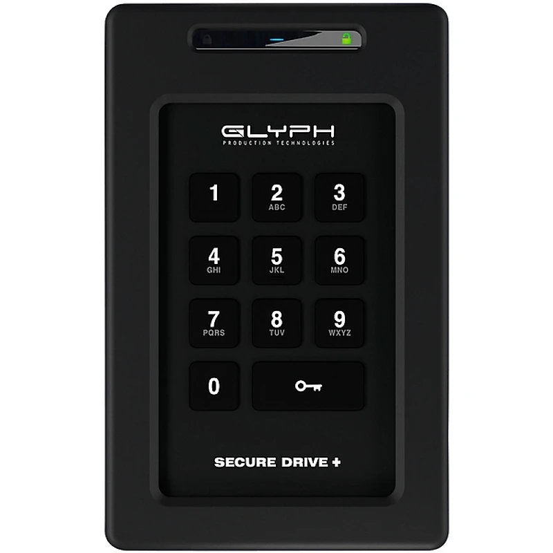Glyph SecureDrive+ Professional Encrypted Hard Drive with Keypad