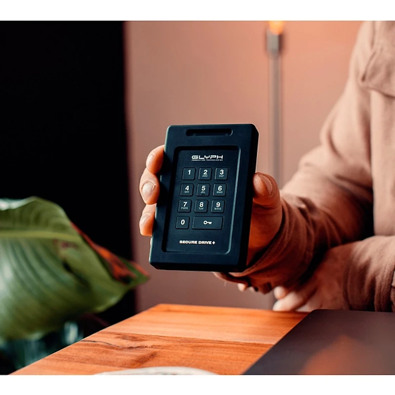 Glyph SecureDrive+ Professional Encrypted Hard Drive with Keypad
