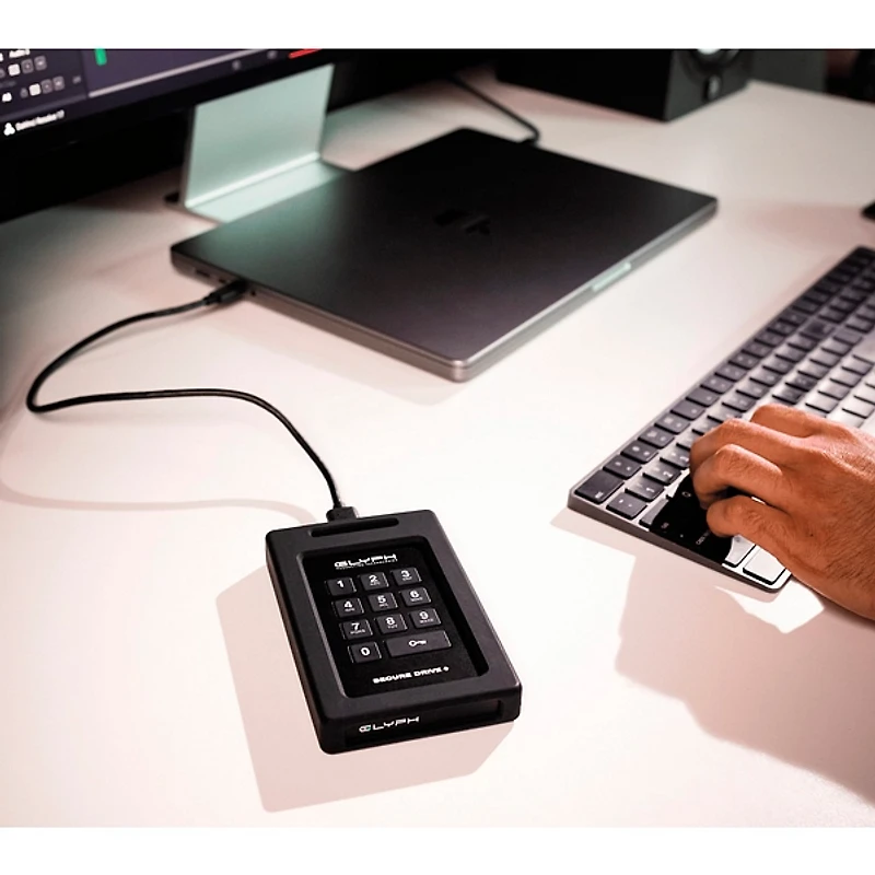 Glyph SecureDrive+ Professional Encrypted SSD with Keypad