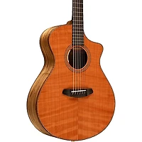 Breedlove Oregon Figured Redwood-Myrtlewood Concert Acoustic-Electric Guitar Natural