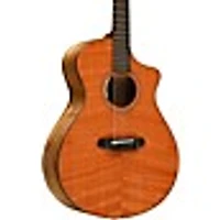 Breedlove Oregon Figured Redwood-Myrtlewood Concert Acoustic-Electric Guitar Natural