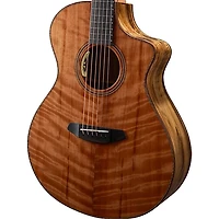 Breedlove Oregon Figured Redwood-Myrtlewood Concert Acoustic-Electric Guitar Natural