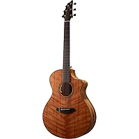 Breedlove Oregon Figured Redwood-Myrtlewood Concert Acoustic-Electric Guitar Natural