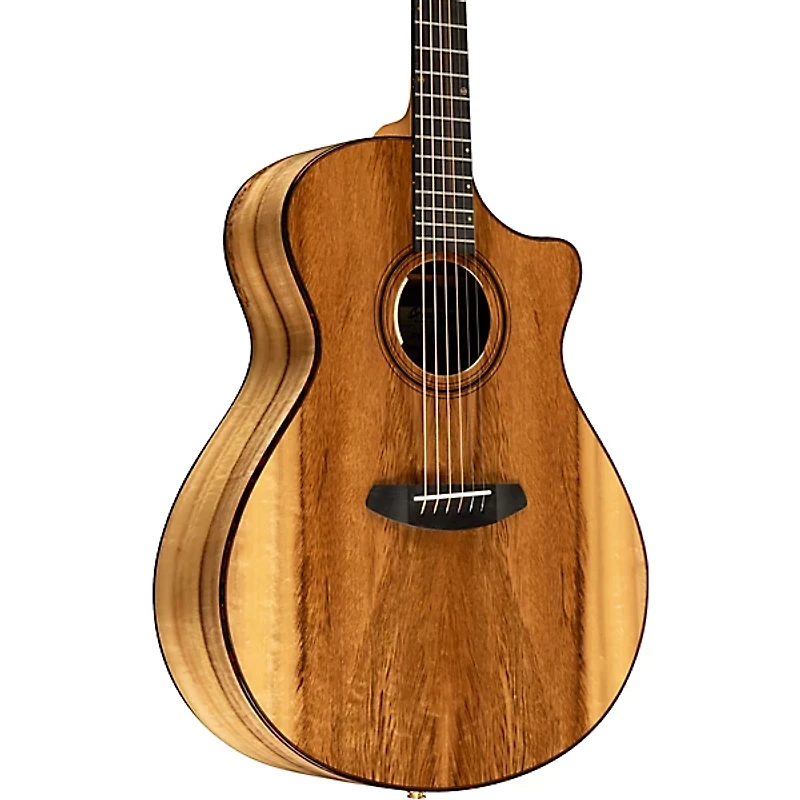 Breedlove Oregon All Solid Myrtlewood Special-Edition Dreadnought Concerto Acoustic-Electric Guitar Natural