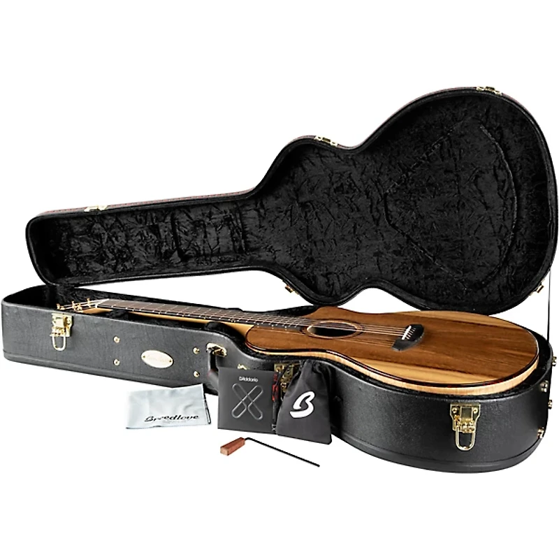 Breedlove Oregon All Solid Myrtlewood Special-Edition Dreadnought Concerto Acoustic-Electric Guitar Natural