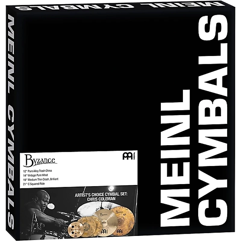 MEINL Byzance Artists Choice Cymbal Set: Chris Coleman
