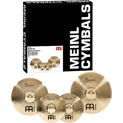 MEINL Byzance Brilliant Complete Cymbal Set