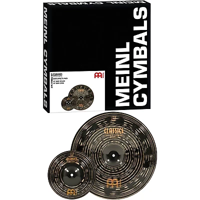 MEINL Classics Custom Dark Effects Cymbal Pack