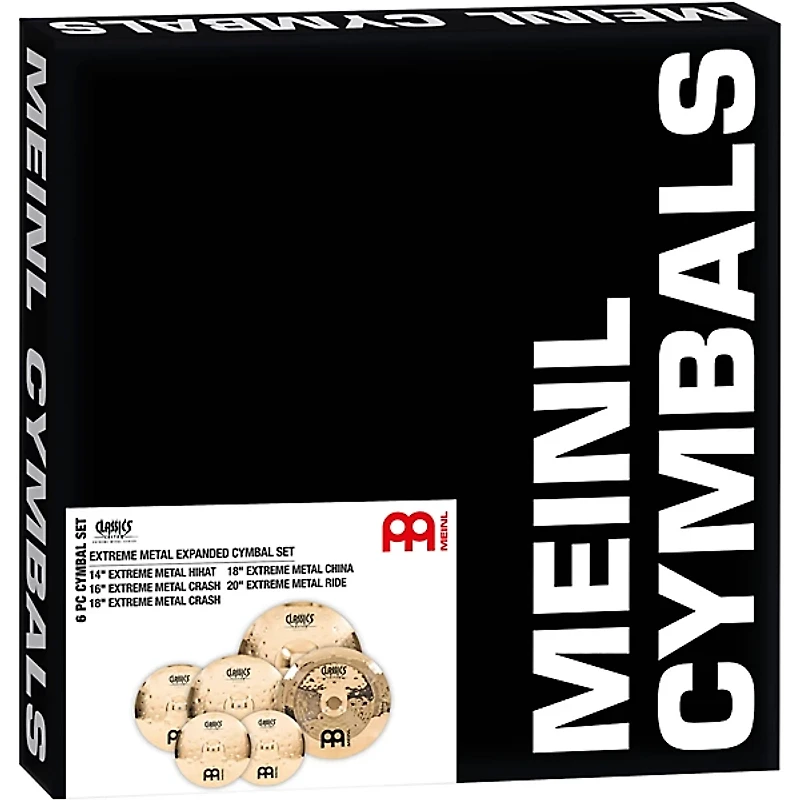 MEINL Classics Custom Extreme Metal Expanded Cymbal Set