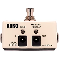 KORG Pitchblack X Pedal Tuner Limited Edition Cream