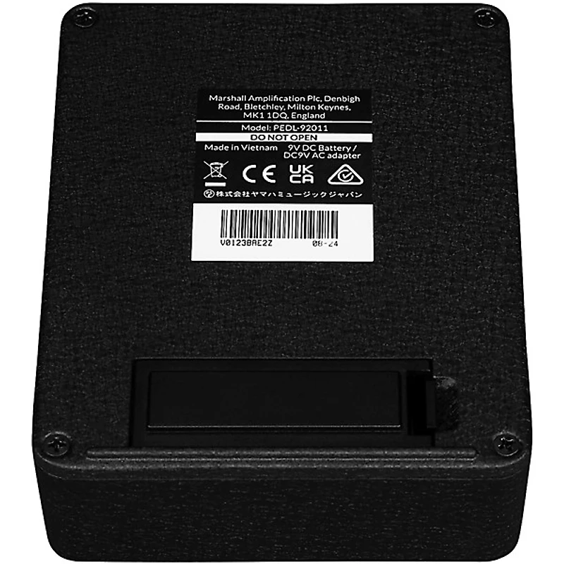 Marshall JVM Distortion and Overdrive Effects Pedal Black and Gold