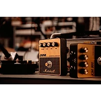 Marshall JVM Distortion and Overdrive Effects Pedal Black and Gold