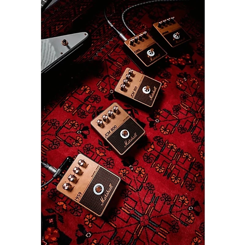 Marshall JVM Distortion and Overdrive Effects Pedal Black and Gold