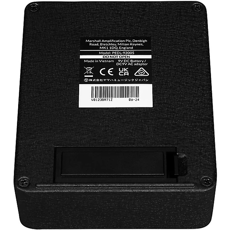 Marshall DSL Overdrive Effects Pedal Black and Gold