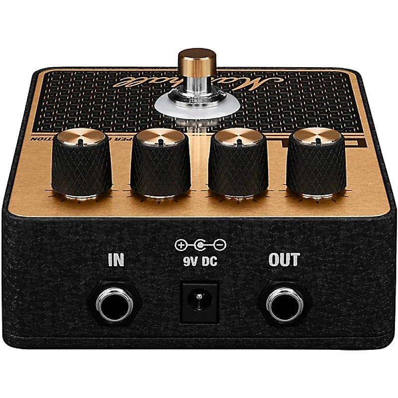 Marshall DSL Overdrive Effects Pedal Black and Gold