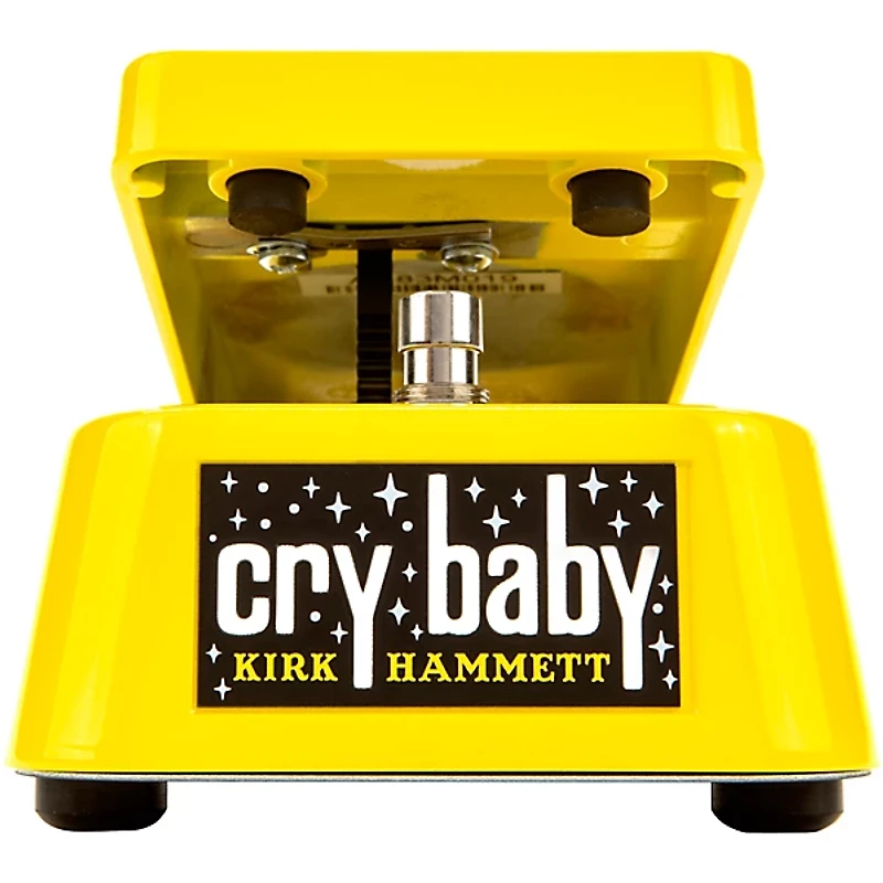 Dunlop Kirk Hammett Cry Baby Wah Pedal Yellow Sparkle Edition
