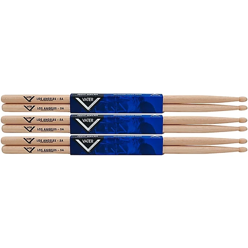 Vater Hickory Drum Sticks 3-Pack
