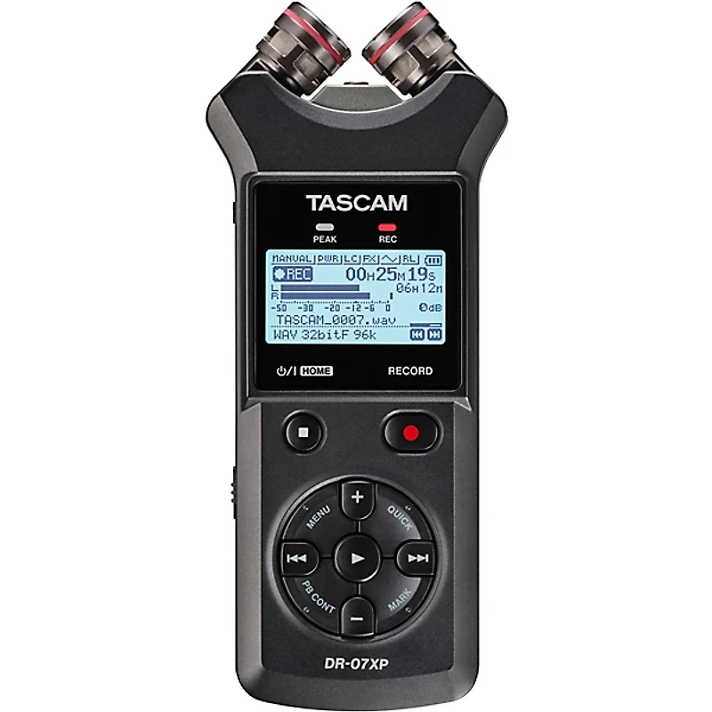 TASCAM DR-07XP 32-bit Float Audio Recorder