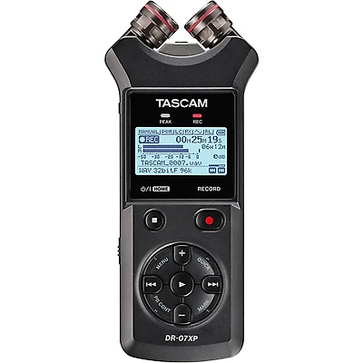 TASCAM DR-07XP 32-bit Float Audio Recorder