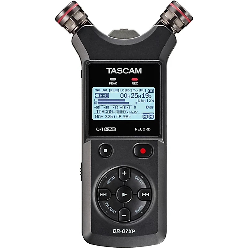 TASCAM DR-07XP 32-bit Float Audio Recorder