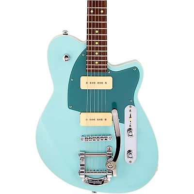 Reverend Charger 290 Bigsby Electric Guitar Chronic Blue