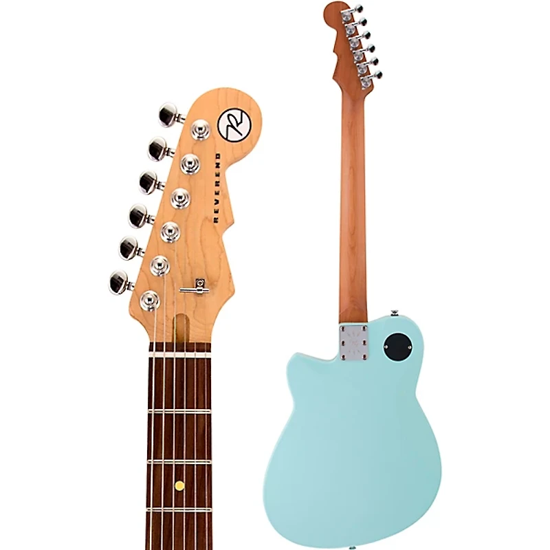 Reverend Charger 290 Bigsby Electric Guitar Chronic Blue