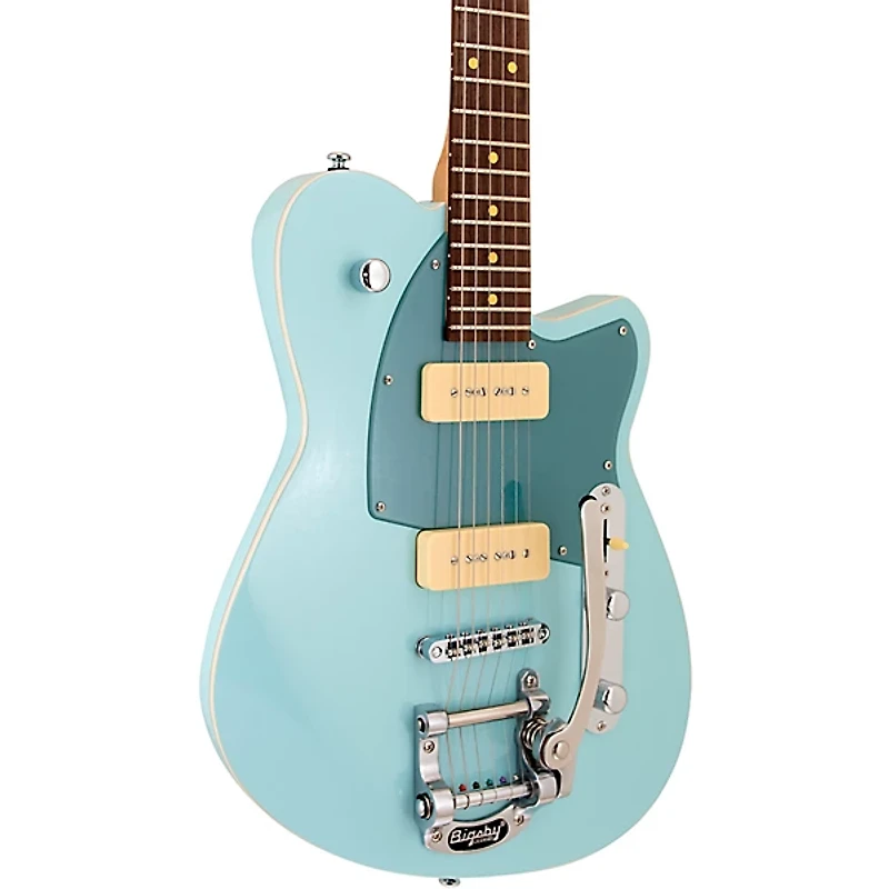 Reverend Charger 290 Bigsby Electric Guitar Chronic Blue