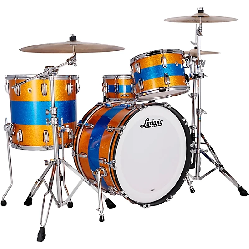 Ludwig Classic Maple 3-Piece Fab Shell Pack With 22" Bass Drum