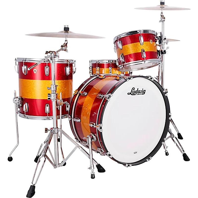 Ludwig Classic Maple 3-Piece Pro Beat Shell Pack With 24" Bass Drum