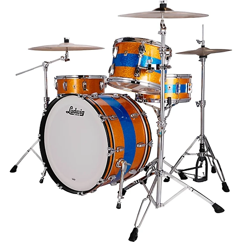Ludwig Classic Maple 3-Piece Pro Beat Shell Pack With 24" Bass Drum