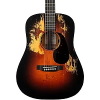 Martin D Jr E StreetLegend Dreadnought Acoustic-Electric Guitar Burst