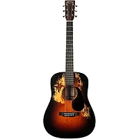 Martin D Jr E StreetLegend Dreadnought Acoustic-Electric Guitar Burst