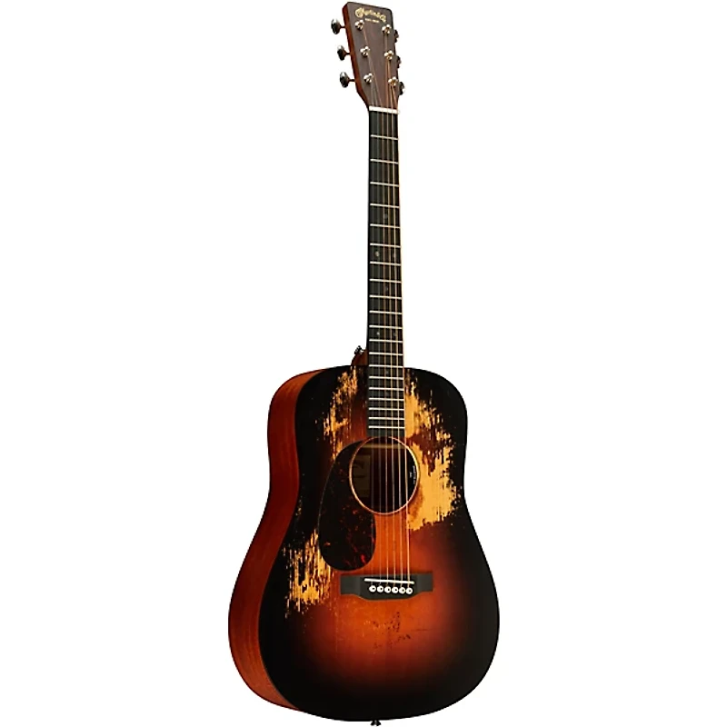 Martin DJRE Junior Street Legend Left-Handed Dreadnought Acoustic-Electric Guitar Burst