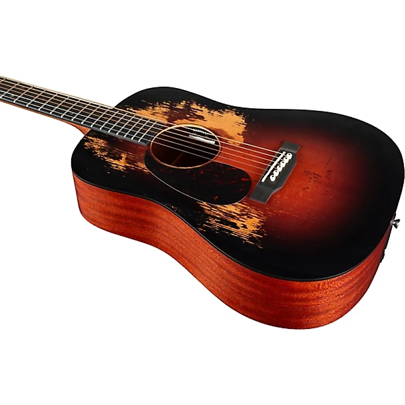 Martin DJRE Junior Street Legend Left-Handed Dreadnought Acoustic-Electric Guitar Burst