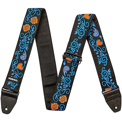 Dunlop Jimi Hendrix Blacklight Monterey Guitar Strap
