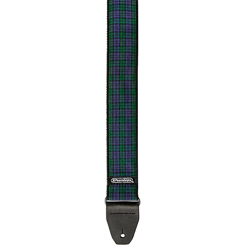 Dunlop Jacquard Black Watch Plaid Guitar Strap