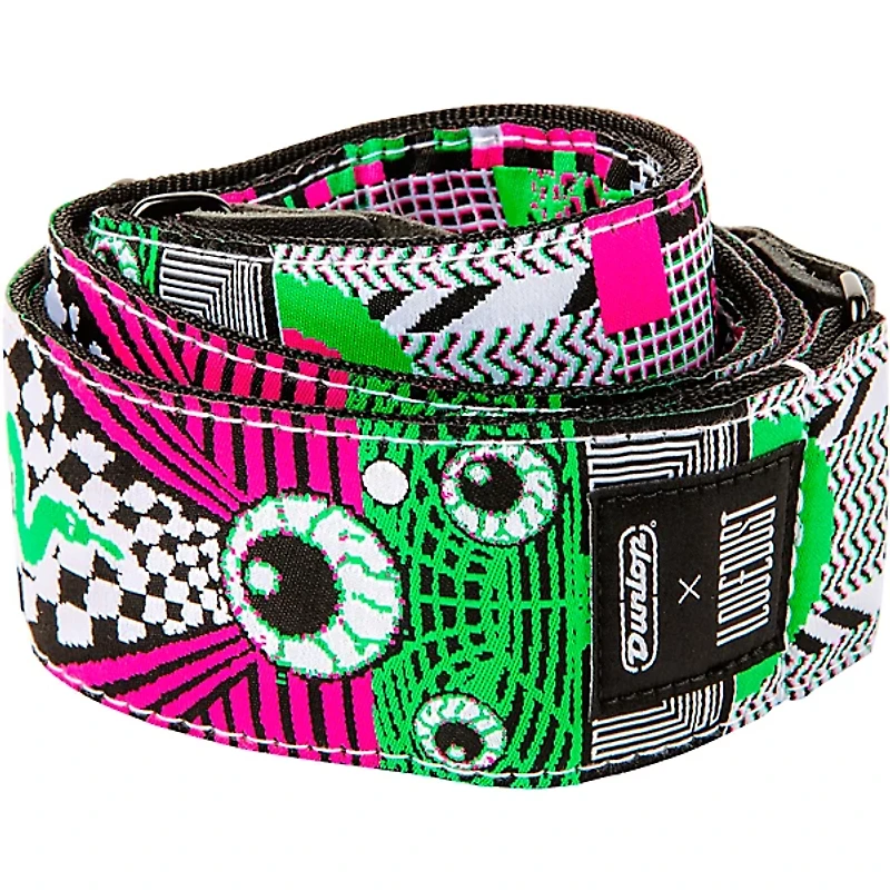 Dunlop I Love Dust Mnemonic Fuzz Guitar Strap