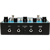 Ampeg SGT-DI Blue Line Anniversary Edition All-in-One Bass Box Effects Pedal Silver and Blue