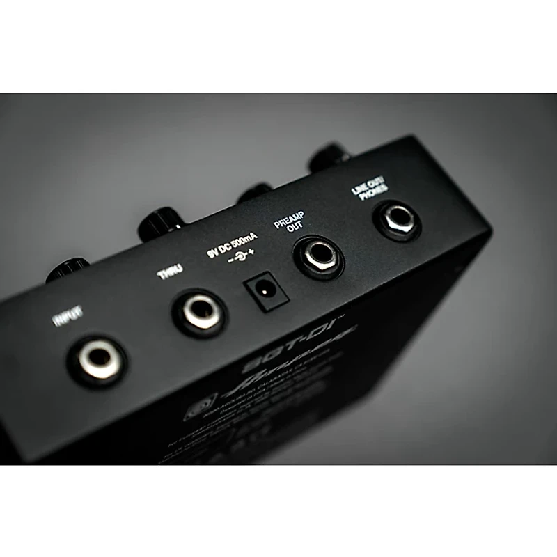 Ampeg SGT-DI Blue Line Anniversary Edition All-in-One Bass Box Effects Pedal Silver and Blue