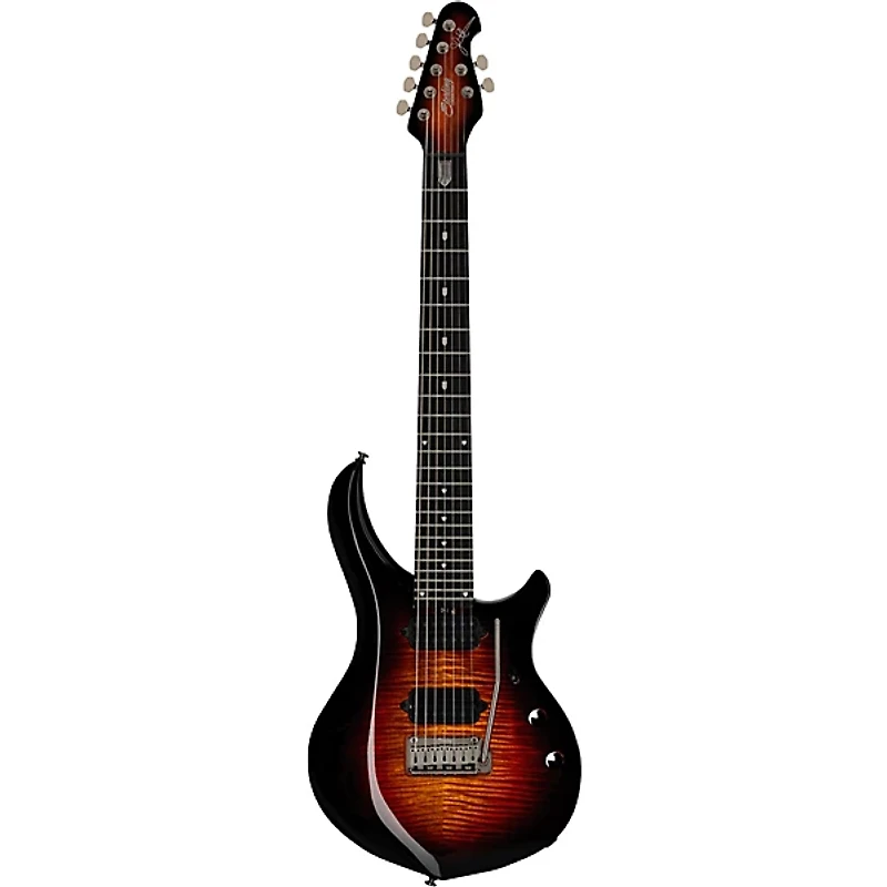 Sterling by Music Man MAJ270 Majesty 7 DiMarzio John Petrucci Signature 7-String Electric Guitar - Tiger Eye