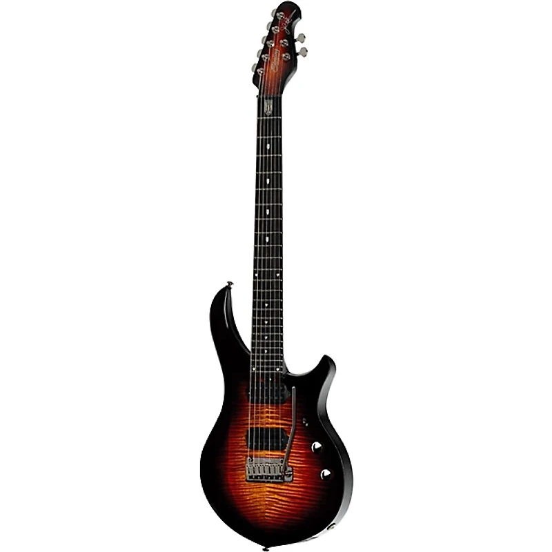 Sterling by Music Man MAJ270 Majesty 7 DiMarzio John Petrucci Signature 7-String Electric Guitar - Tiger Eye