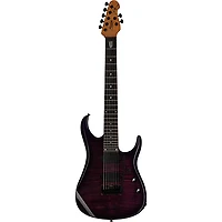 Sterling by Music Man JP157 7-String Electric Guitar With DiMarzio Pickups Purple Nebula