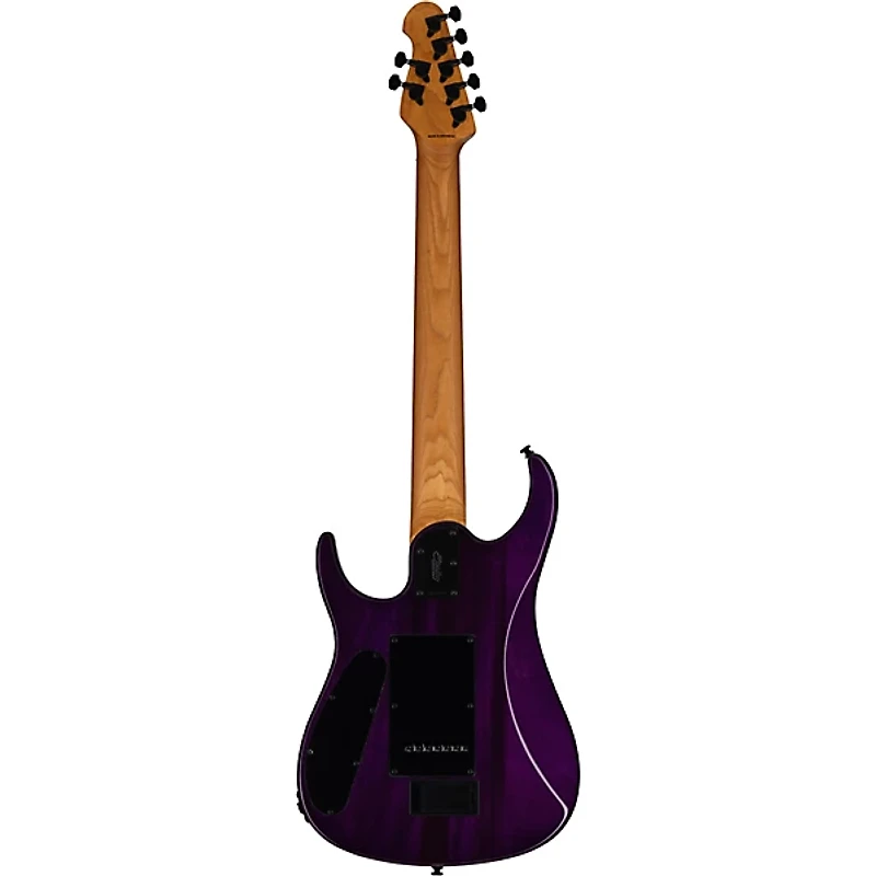 Sterling by Music Man JP157 7-String Electric Guitar With DiMarzio Pickups Purple Nebula